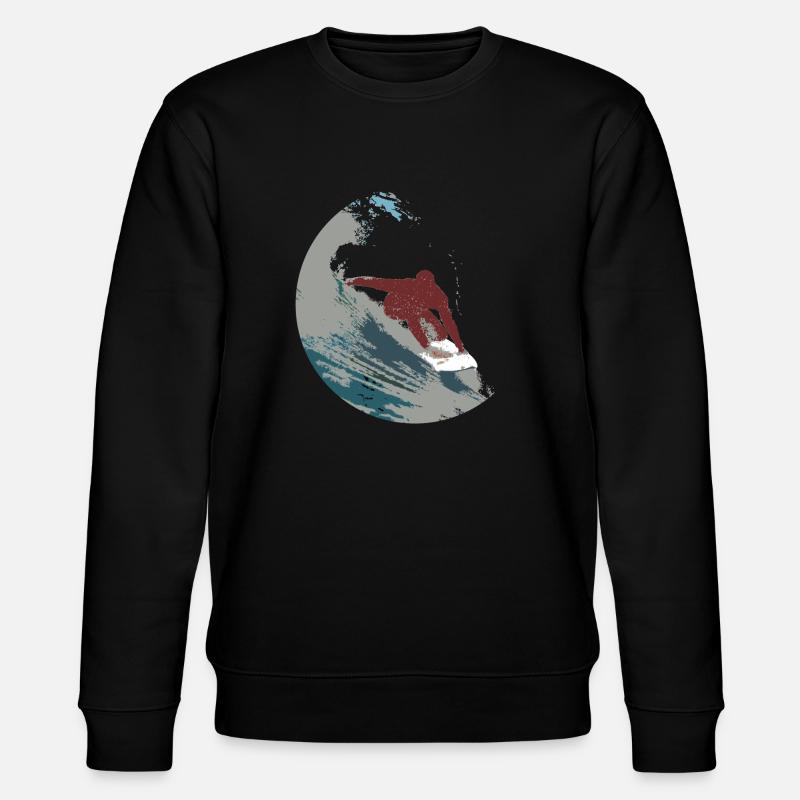 Surfer - Stanley/Stella Unisex Bio-Sweatshirt CHANGER  - Schwarz