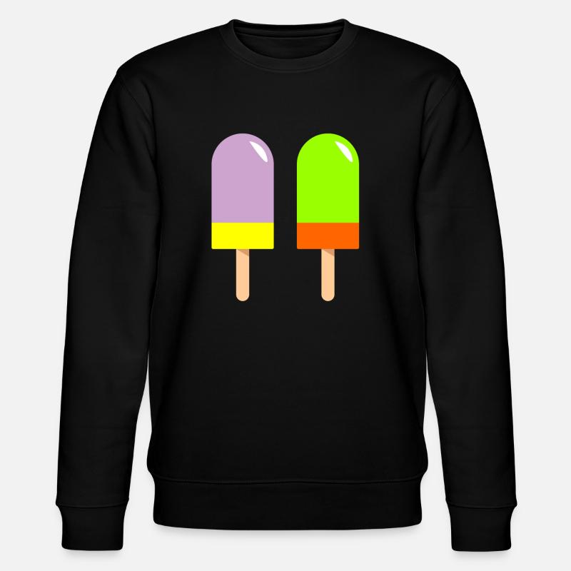 eis eiscreme restaurant ice cream sundae134 - Stanley/Stella Unisex Bio-Sweatshirt CHANGER  - Schwarz