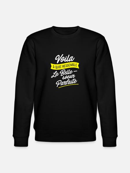 Belle soeur parfaite - Sweat bio CHANGER Stanley/Stella Unisexe - noir