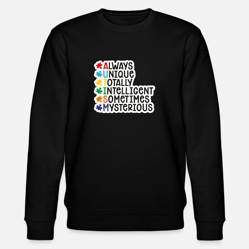 Autismus - Stanley/Stella Unisex Bio-Sweatshirt CHANGER  - Schwarz
