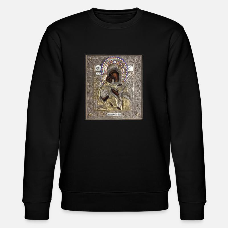 Ikone. Orthodox icon - Stanley/Stella Unisex Bio-Sweatshirt CHANGER  - Schwarz