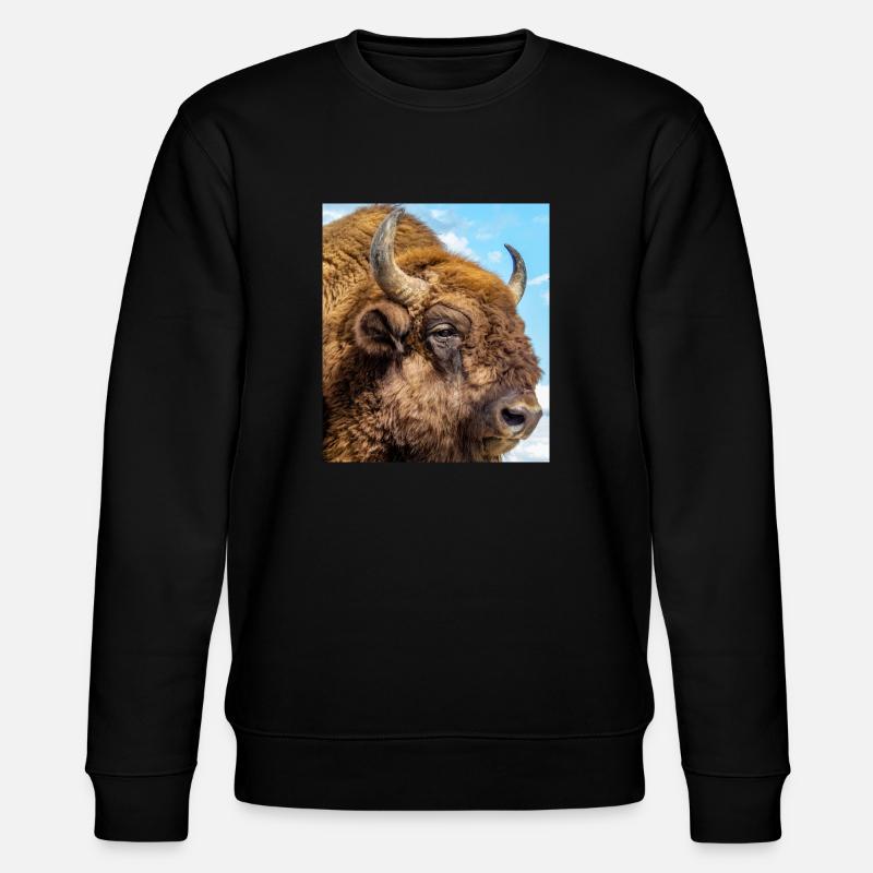 Bison d’europe - Sweat bio CHANGER Stanley/Stella Unisexe - noir