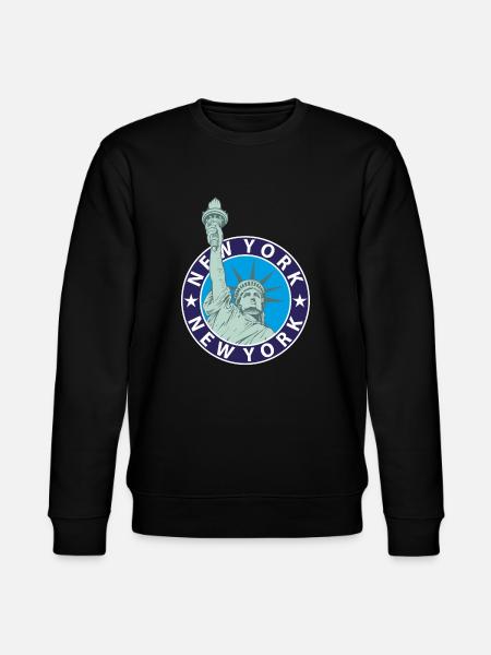 New York Freiheitsstatue - Stanley/Stella Unisex Bio-Sweatshirt CHANGER  - Schwarz