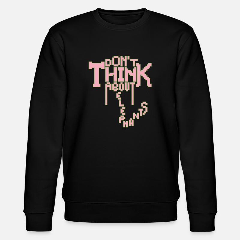 ELEPHANT - Stanley/Stella CHANGER Unisex Organic Sweatshirt - black