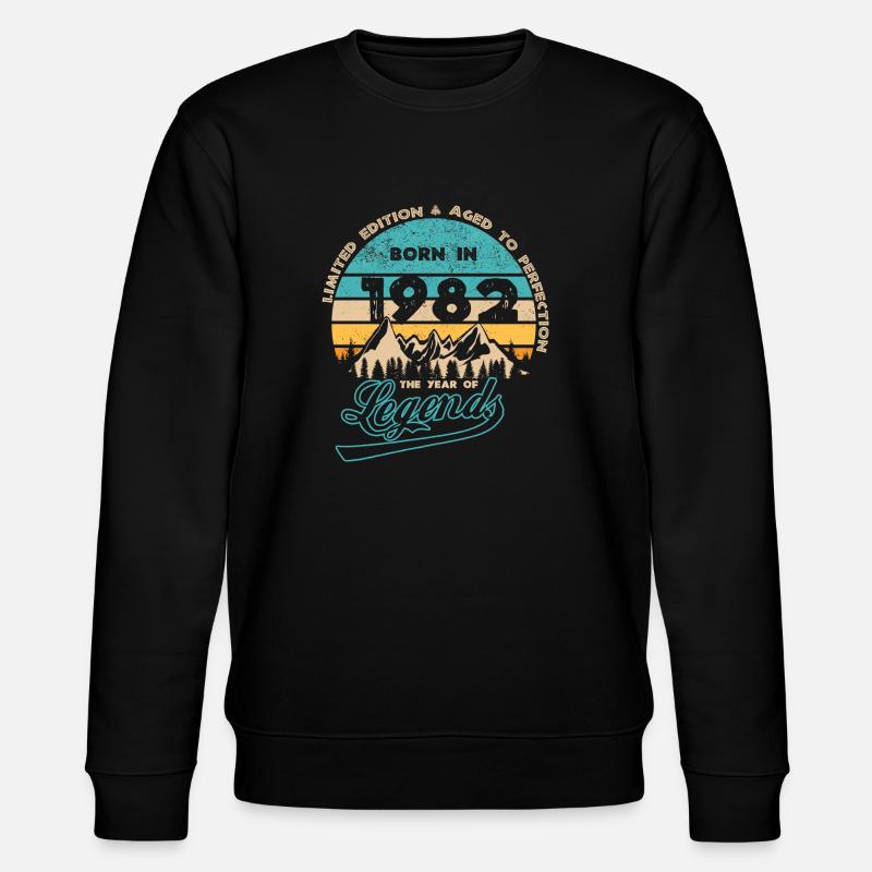 Légendes 1982 - Sweat bio CHANGER Stanley/Stella Unisexe - noir