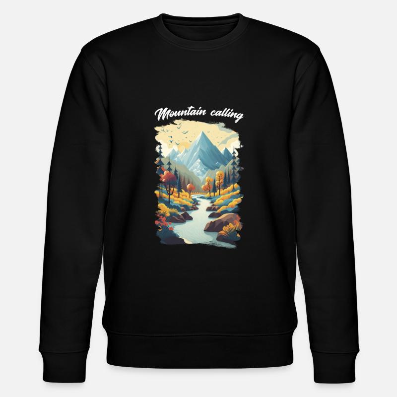 Mountain calling 11 - Sweat bio CHANGER Stanley/Stella Unisexe - noir
