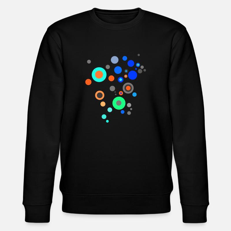 Scifi Points Pattern Design - Sweat bio CHANGER Stanley/Stella Unisexe - noir