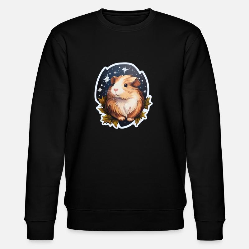 Cochon d’Inde de Noël - Sweat bio CHANGER Stanley/Stella Unisexe - noir