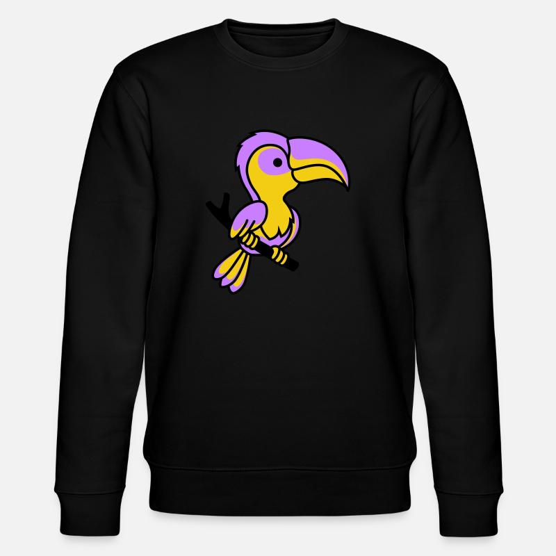 Perroquet1 - Sweat bio CHANGER Stanley/Stella Unisexe - noir