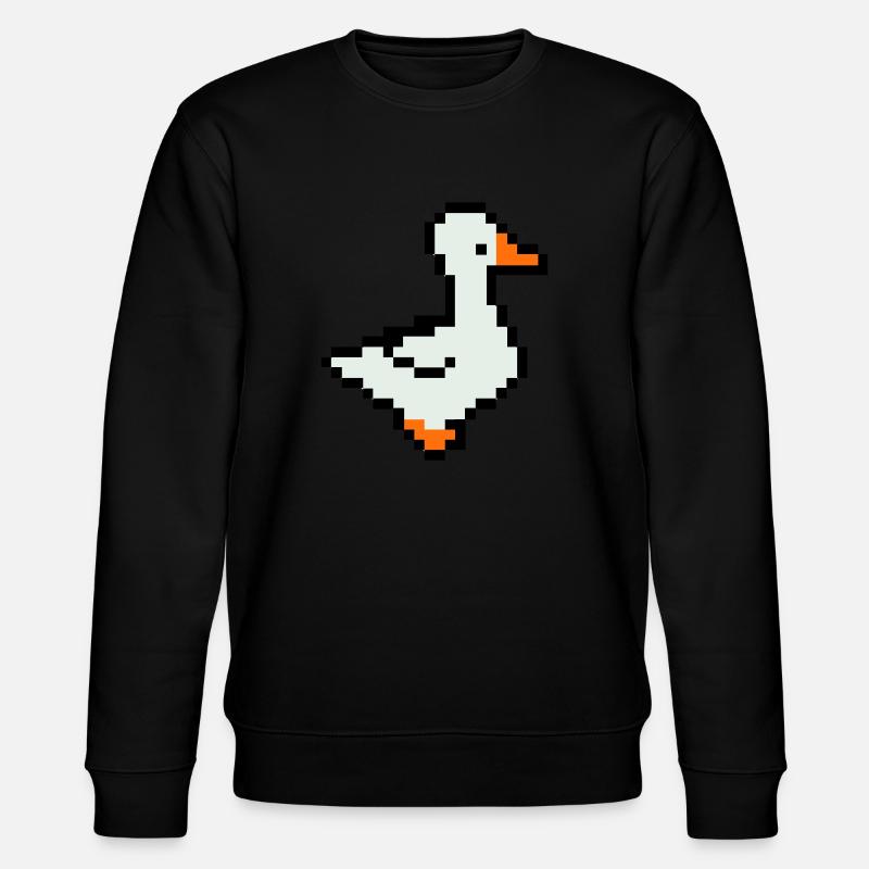 Canard Pixel - Sweat bio CHANGER Stanley/Stella Unisexe - noir
