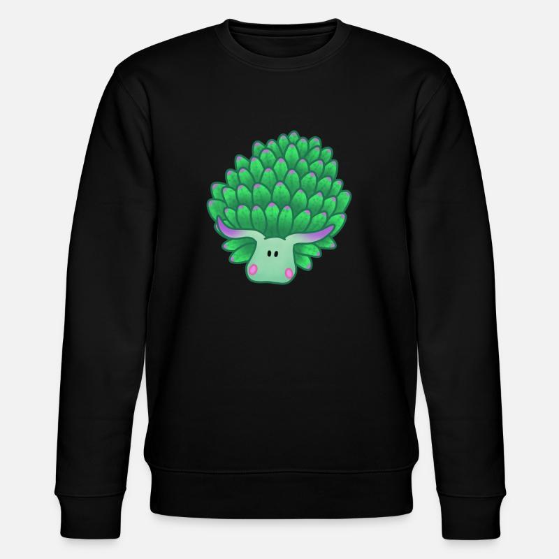 Leaf sheep - Stanley/Stella CHANGER Unisex Organic Sweatshirt - black