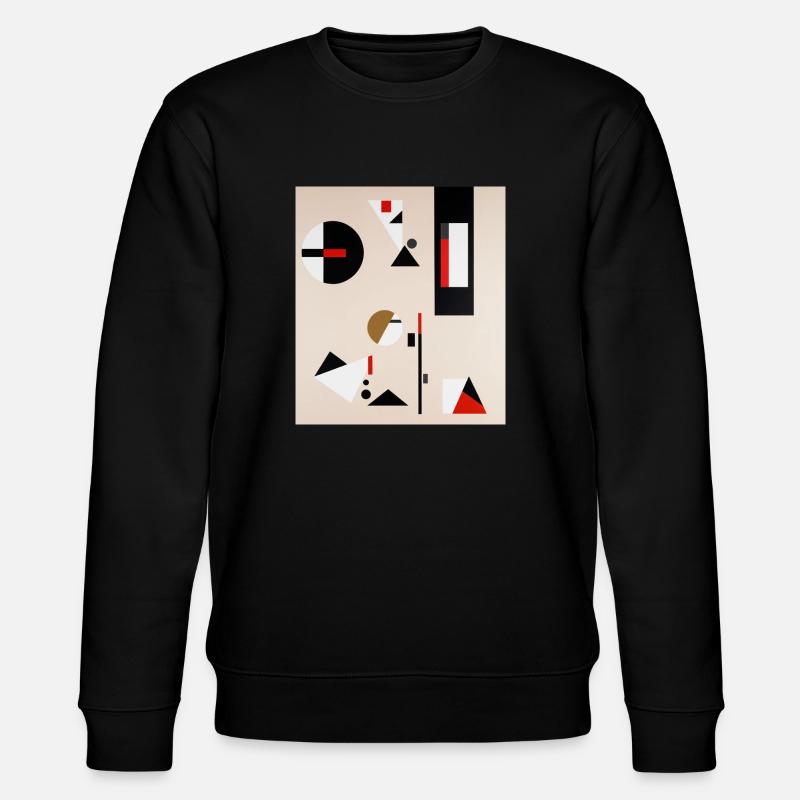 Abstract geometric composition - Stanley/Stella CHANGER Unisex Organic Sweatshirt - black