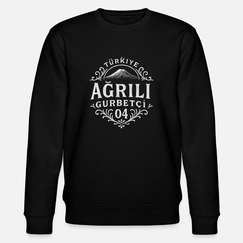 Ağrı - Stanley/Stella Unisex Bio-Sweatshirt CHANGER  - Schwarz