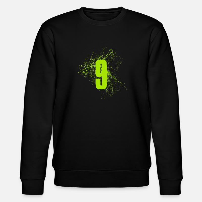 9 ans Neuf ans - Sweat bio CHANGER Stanley/Stella Unisexe - noir
