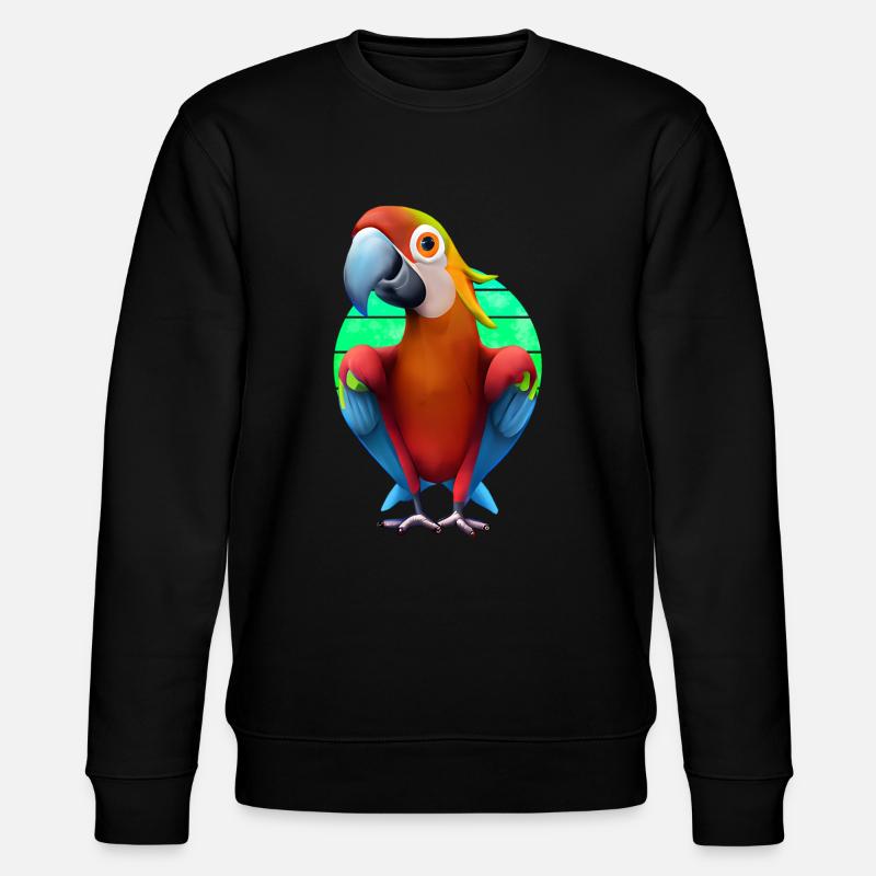 Macaw - Stanley/Stella Unisex Bio-Sweatshirt CHANGER  - Schwarz