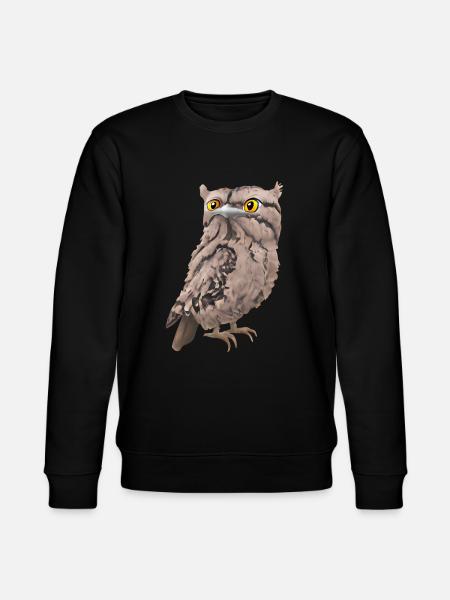 Potoo - the night hunter - Stanley/Stella CHANGER Unisex Organic Sweatshirt - black