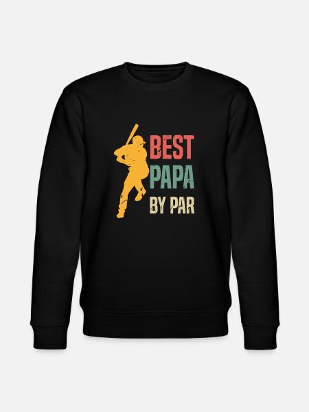 best papa by par - Stanley/Stella CHANGER Unisex Organic Sweatshirt - black