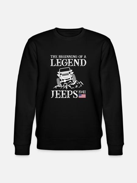 Jeeps Legend - Stanley/Stella CHANGER Unisex Organic Sweatshirt - black