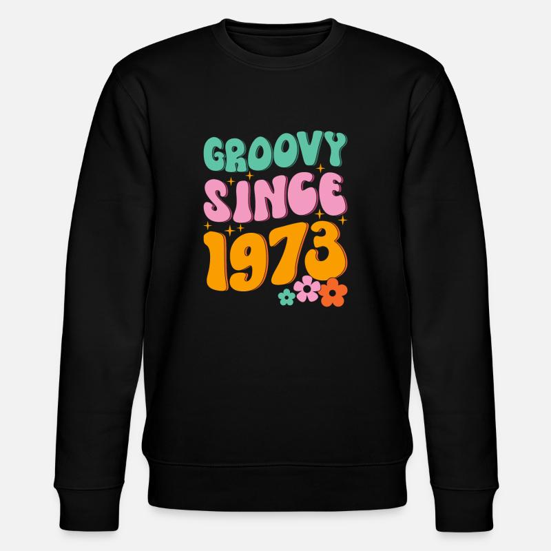 Groovy Hippie depuis 1973 - Sweat bio CHANGER Stanley/Stella Unisexe - noir
