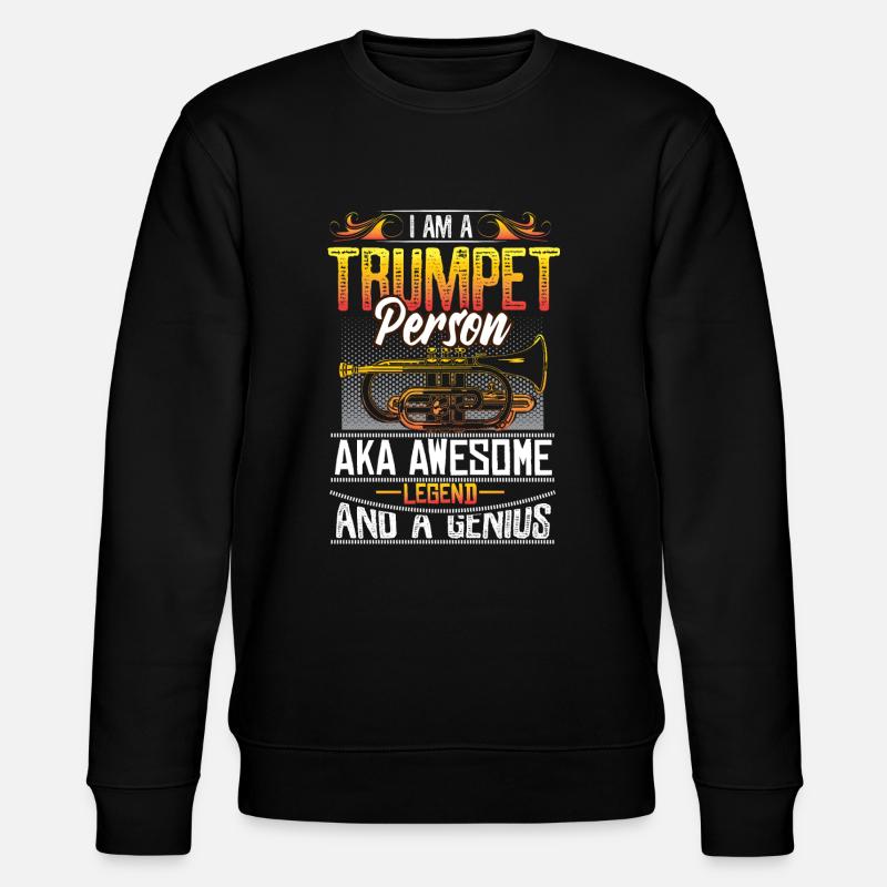 Concert d’instruments de trompette - Sweat bio CHANGER Stanley/Stella Unisexe - noir
