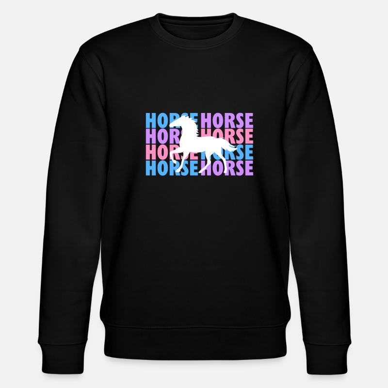 Cheval reitem cheval - Sweat bio CHANGER Stanley/Stella Unisexe - noir