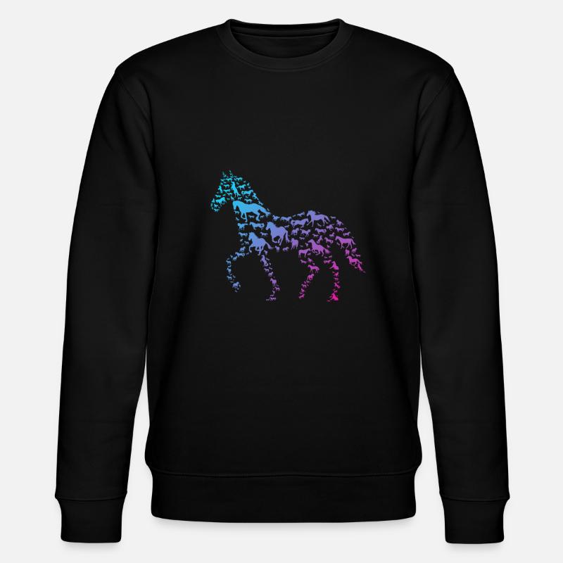 Cadeau d'équitation - Sweat bio CHANGER Stanley/Stella Unisexe - noir