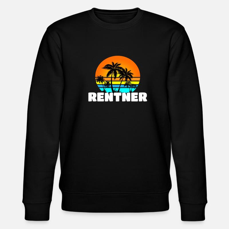 Rentner Rente Pension - Stanley/Stella Unisex Bio-Sweatshirt CHANGER - Schwarz
