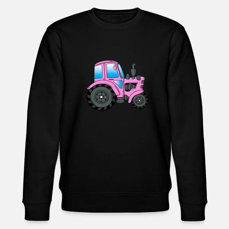 Traktor Trekker Traktorfahrer - Stanley/Stella Unisex Bio-Sweatshirt CHANGER  - Schwarz