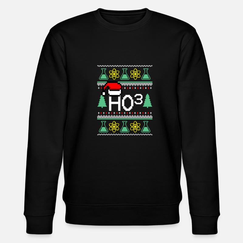 Ho ho ho Noël - Sweat bio CHANGER Stanley/Stella Unisexe - noir