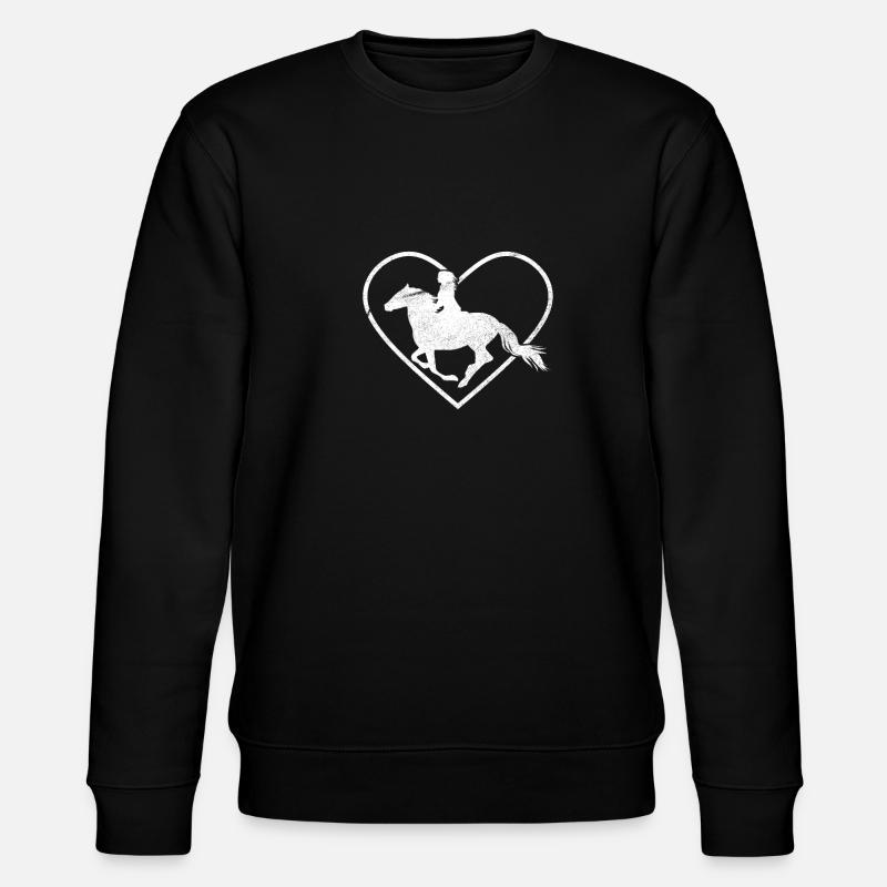 Les chevaux aiment - Sweat bio CHANGER Stanley/Stella Unisexe - noir