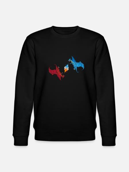Dragon dice game fantasy - Stanley/Stella CHANGER Unisex Organic Sweatshirt - black