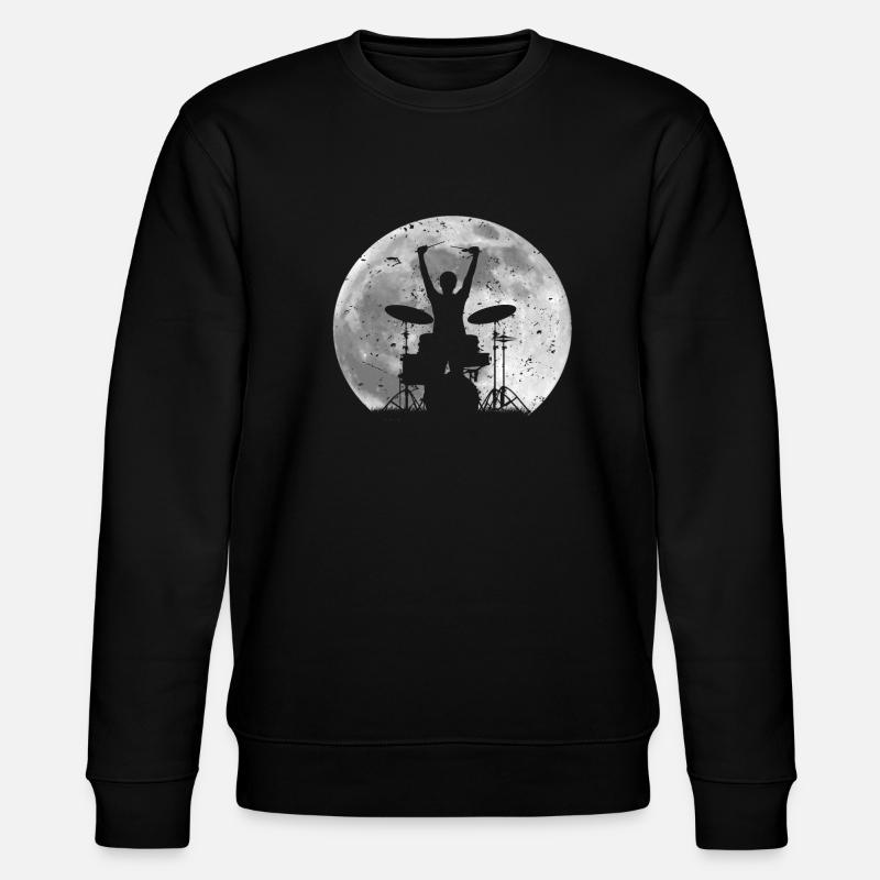 Lune de batteur - Sweat bio CHANGER Stanley/Stella Unisexe - noir