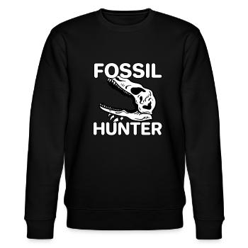Géologie géologue chasseur de fossiles - Sweat bio CHANGER Stanley/Stella Unisexe - noir - Devant - Nik (191cm) & Marisol (170cm)