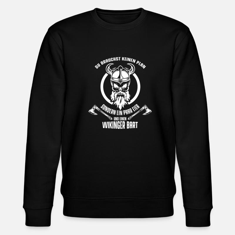 Viking Vikings Proverbe Bart - Sweat bio CHANGER Stanley/Stella Unisexe - noir