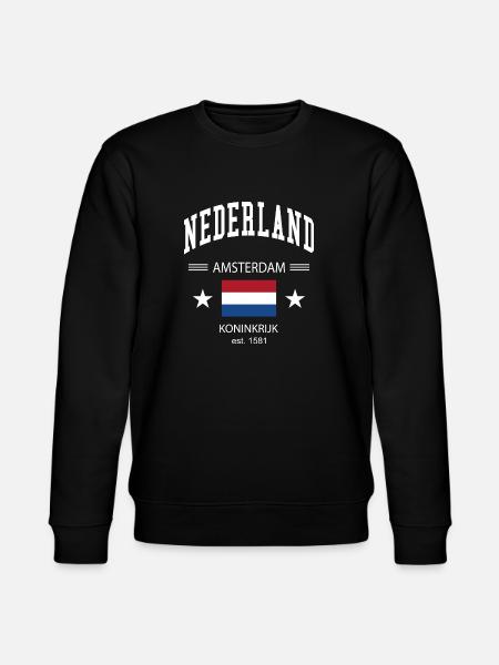 Netherlands - Stanley/Stella CHANGER Unisex Organic Sweatshirt - black