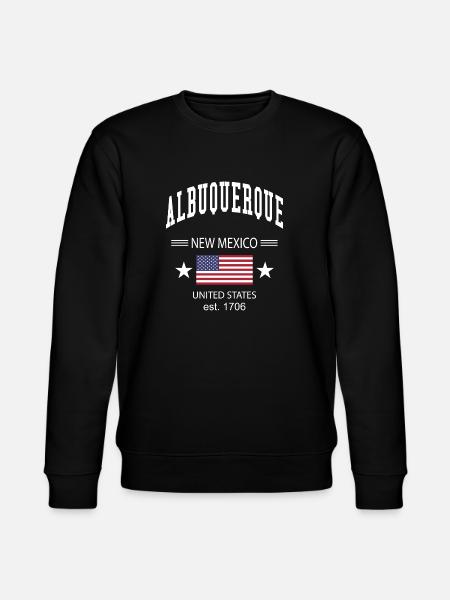 Albuquerque - Stanley/Stella Unisex Bio-Sweatshirt CHANGER  - Schwarz