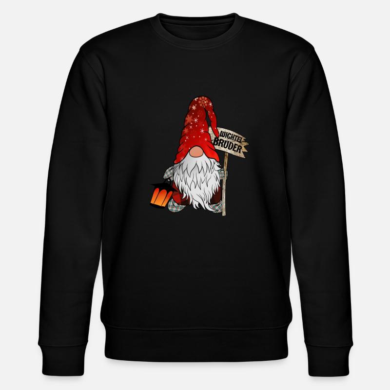 Frère lutin de Noël - Sweat bio CHANGER Stanley/Stella Unisexe - noir