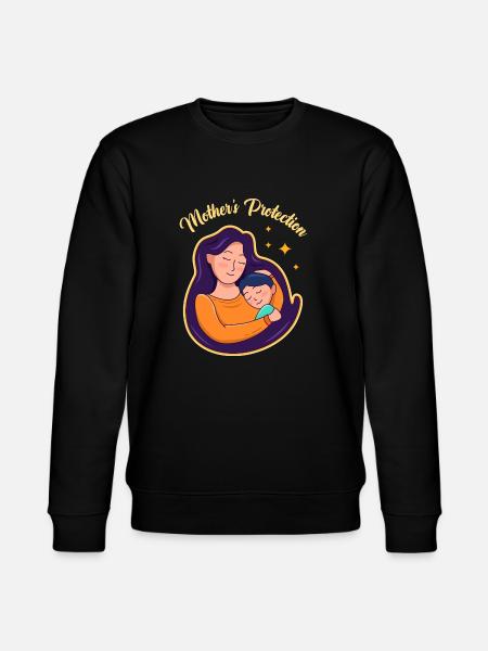 Mother's Day Strong Design - Stanley/Stella CHANGER Unisex Organic Sweatshirt - black