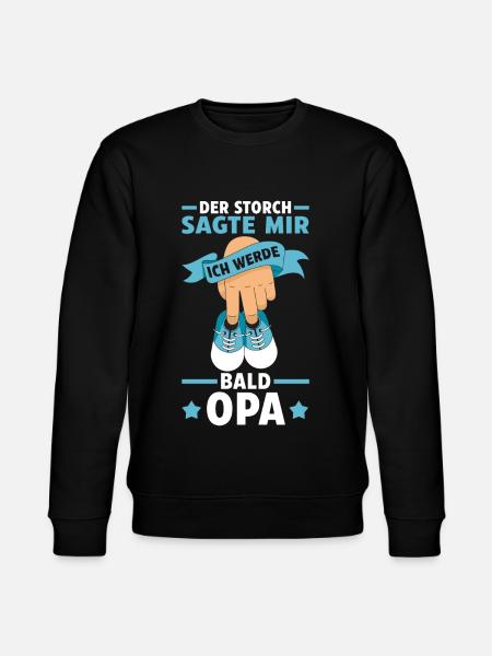 Werdender Opa - Stanley/Stella Unisex Bio-Sweatshirt CHANGER - Schwarz