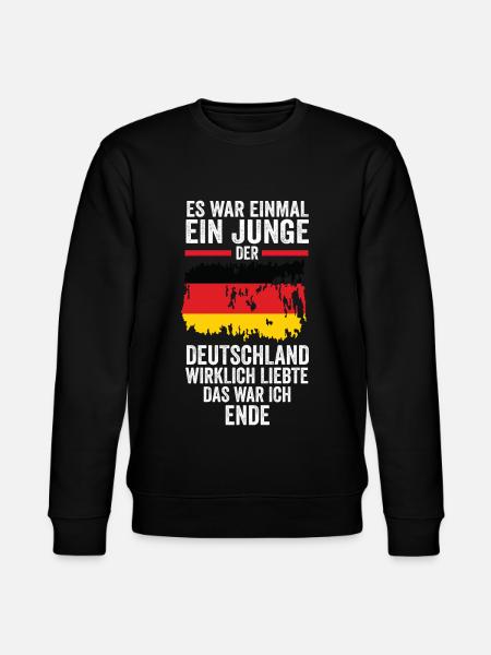 Deutschland Deutscher Deutsches - Stanley/Stella Unisex Bio-Sweatshirt CHANGER - Schwarz