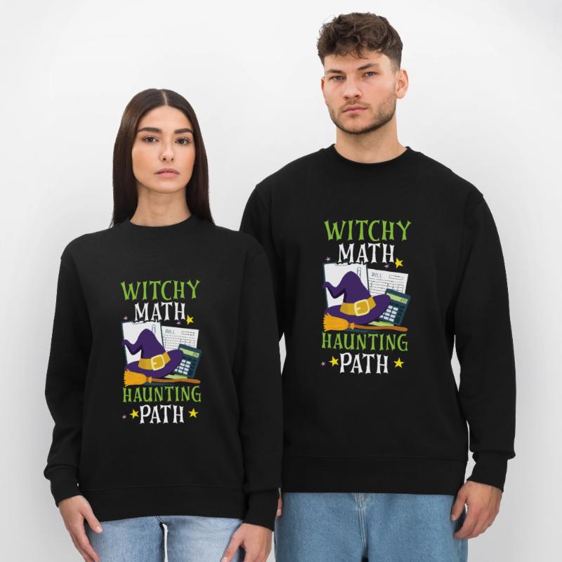 Witch Math Haunted Path Comptable Halloween Sweat bio CHANGER Stanley/Stella Unisexe