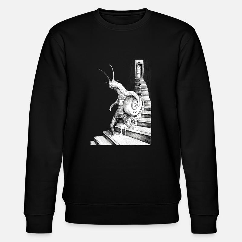 DIE WENDELTREPPEN - Stanley/Stella Unisex Bio-Sweatshirt CHANGER  - Schwarz