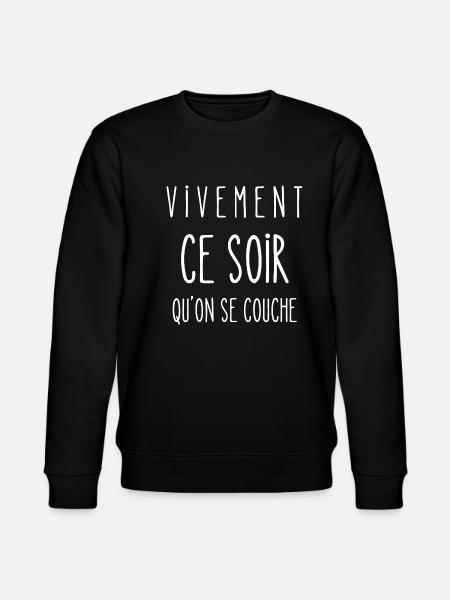 vivement ce soir - Sweat bio CHANGER Stanley/Stella Unisexe - noir