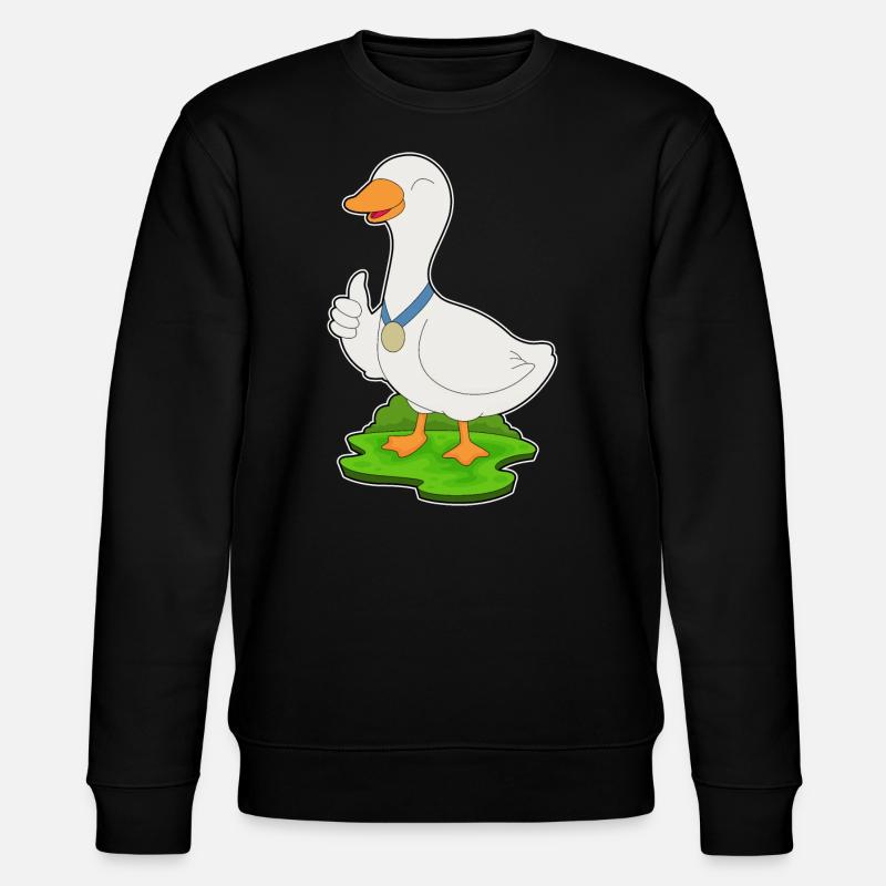 Médaille du canard - Sweat bio CHANGER Stanley/Stella Unisexe - noir