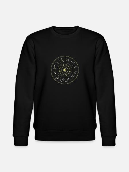 Sternzeichen Tierkreiszeichen - Stanley/Stella Unisex Bio-Sweatshirt CHANGER  - Schwarz