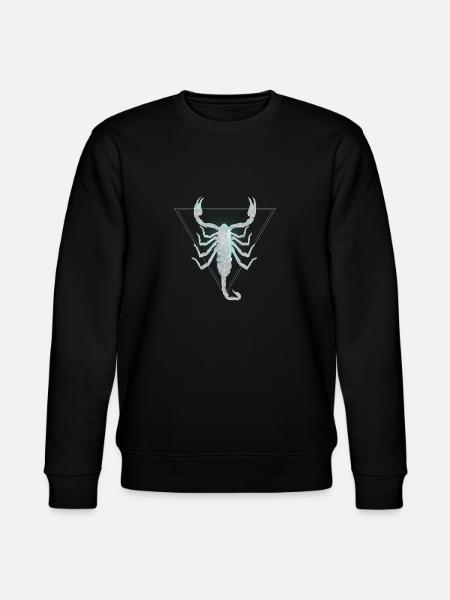 Sternzeichen Skorpion - Stanley/Stella Unisex Bio-Sweatshirt CHANGER - Schwarz