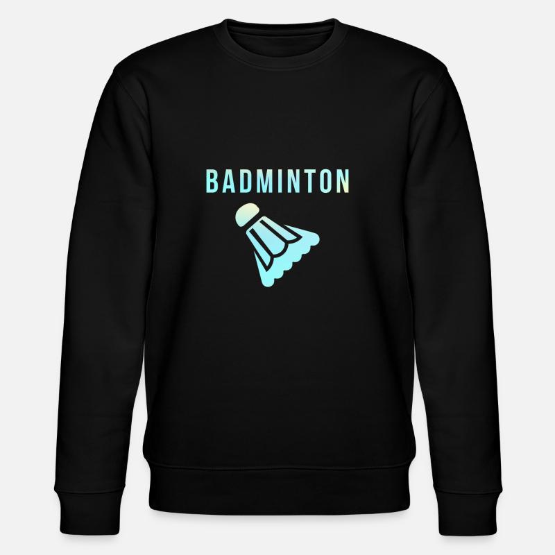 Badminton badminton - Stanley/Stella CHANGER Unisex Organic Sweatshirt - black