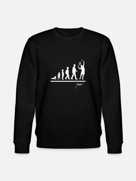 Tennis Evolution - Stanley/Stella Unisex Bio-Sweatshirt CHANGER  - Schwarz