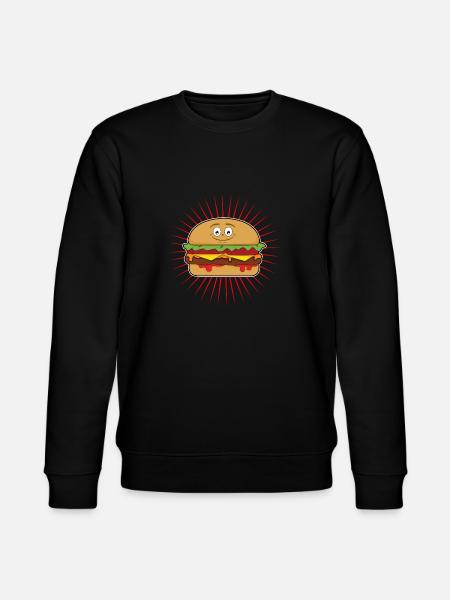 Hamburger - Stanley/Stella Unisex Bio-Sweatshirt CHANGER  - Schwarz