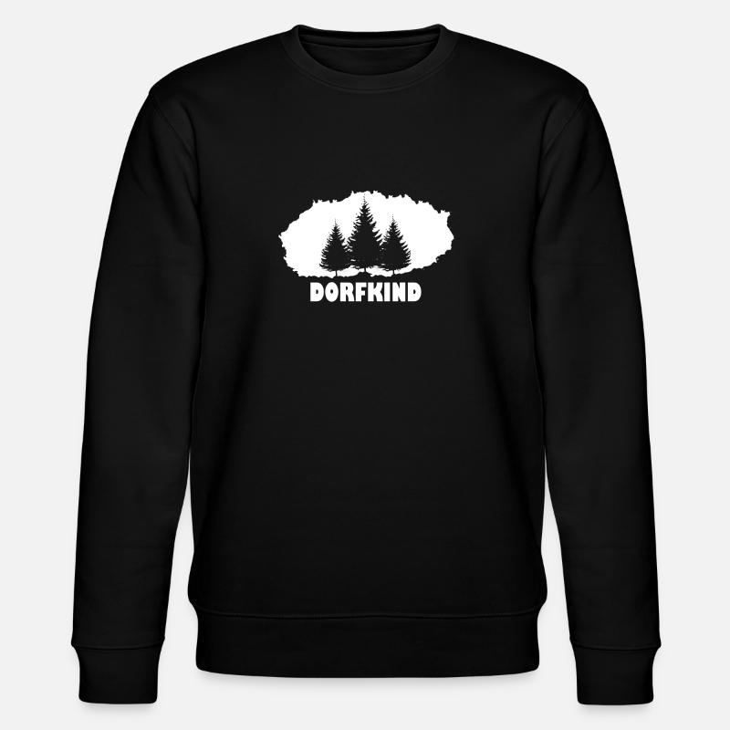 Dorfkind - Stanley/Stella Unisex Bio-Sweatshirt CHANGER  - Schwarz